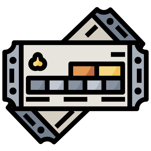Train ticket icon