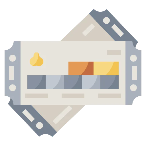 Train ticket icon