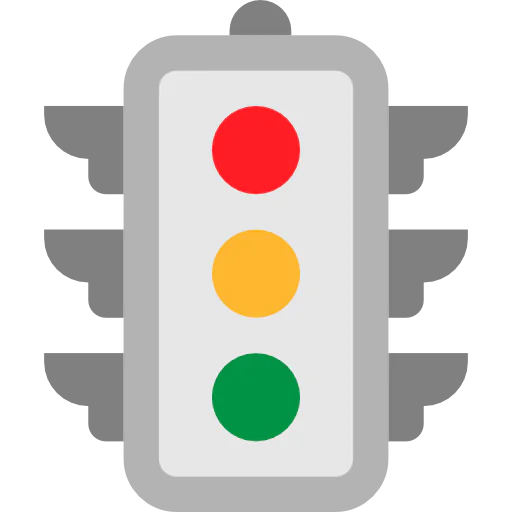 Traffic light icon