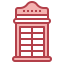 Telephone box icon 64x64