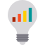 Bar chart icon 64x64