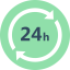 24 hours icon 64x64