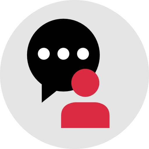 Speech bubble icon