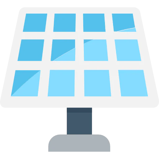 Solar panel icon