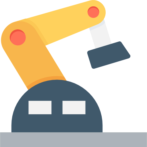 Robot arm icon