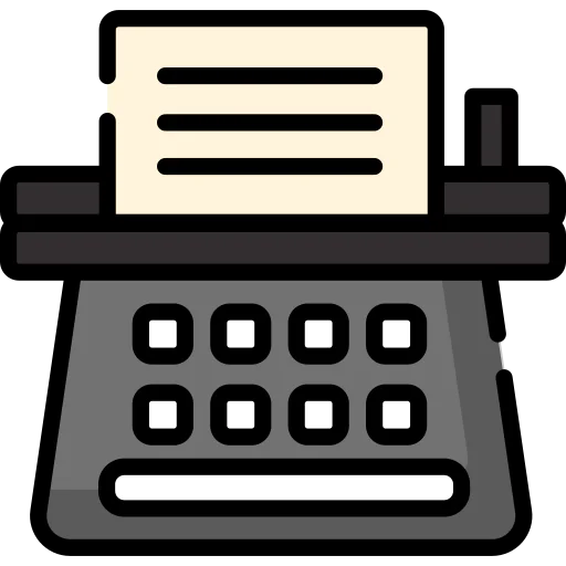 Typewriter icon