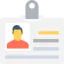 Id card icon 64x64