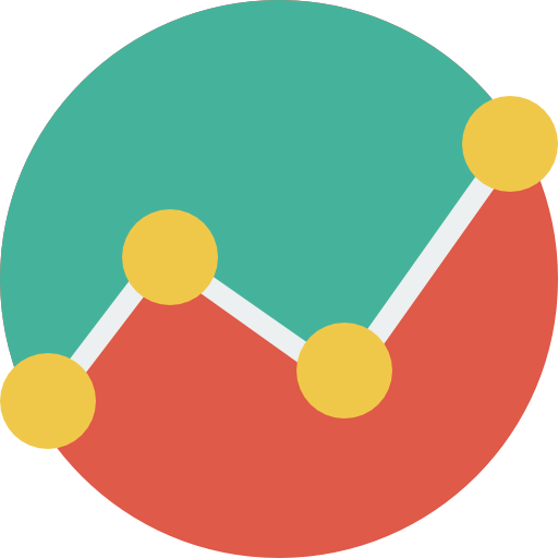 Line chart icon