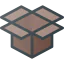 Открытая коробка иконка 64x64