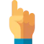 Pointing up アイコン 64x64