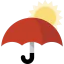 Sun umbrella Symbol 64x64