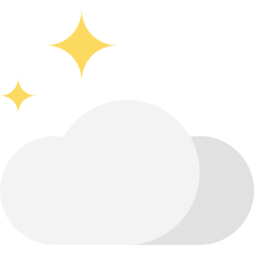 Cloudy night icon