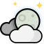 Cloudy night icon 64x64