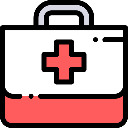First aid kit icon
