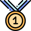Gold medal icon 64x64