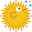 Рыба фугу иконка 64x64