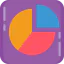 Pie chart ícono 64x64