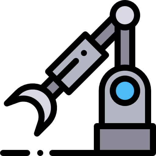 Robot arm icon