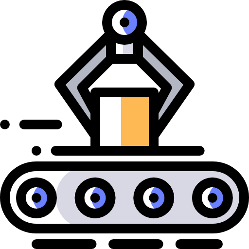 Robot arm icon
