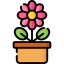 Flower pot icon 64x64