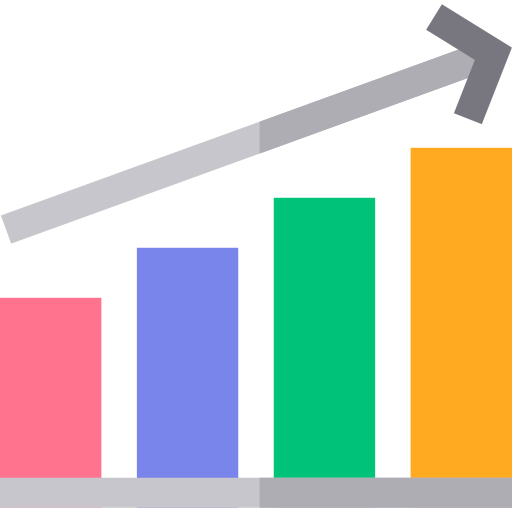 Bar graph icon