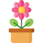 Flower pot icon 64x64