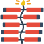 Fire cracker ícono 64x64