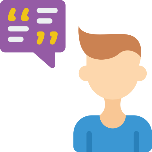 Speech bubble icon