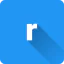 Letter r icon 64x64