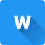 Letter w icon 64x64
