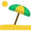 Beach umbrella іконка 64x64