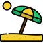 Beach umbrella іконка 64x64