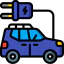 Electric car Ikona 64x64