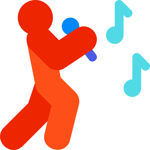 Singing icon