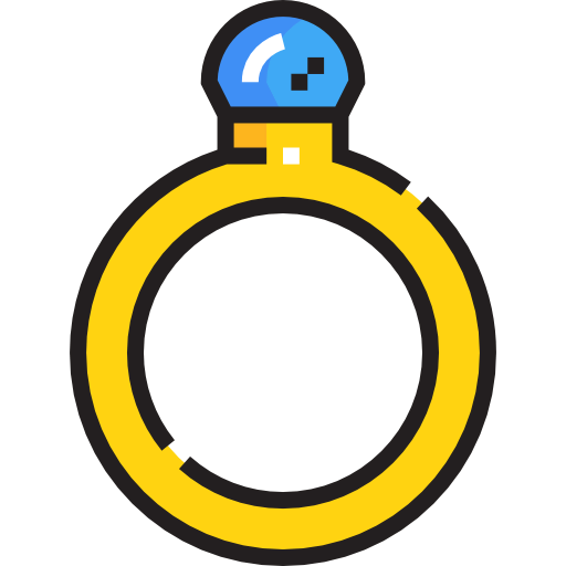 Diamond ring icon