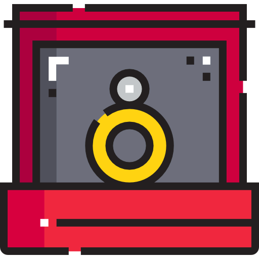 Diamond ring icon