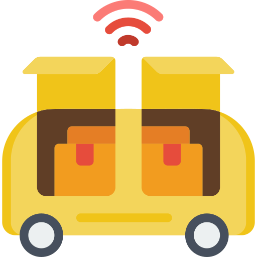 Autonomous car icon