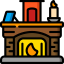 Fire place icon 64x64
