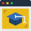 Online education icon 64x64