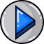 Play button icon 64x64