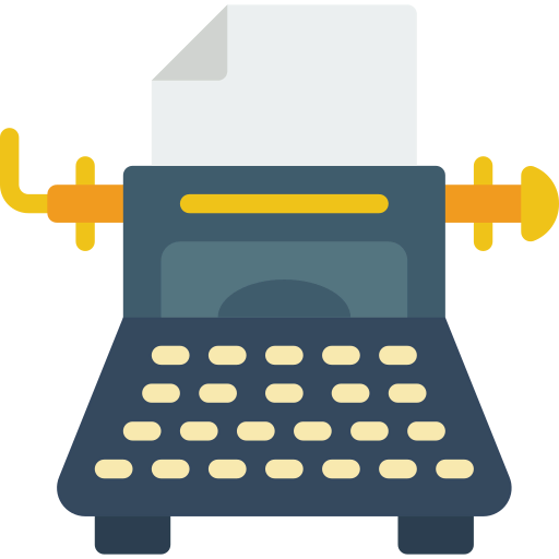 Typewriter icon