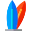 Доска для серфинга иконка 64x64