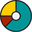 Donut chart Ikona 64x64