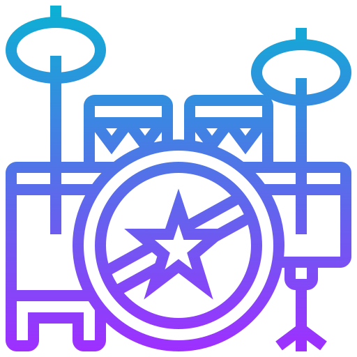 Drum set icon