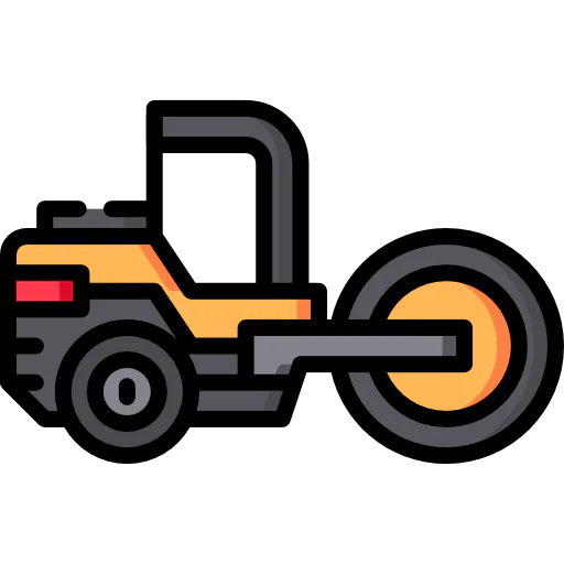 Road roller icon