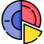 Pie chart Ikona 64x64