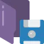 Floppy disk icon 64x64