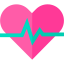Heart beat icon 64x64