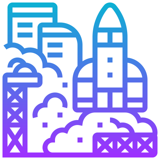 Rocket launch icon