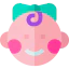 Baby girl icon 64x64